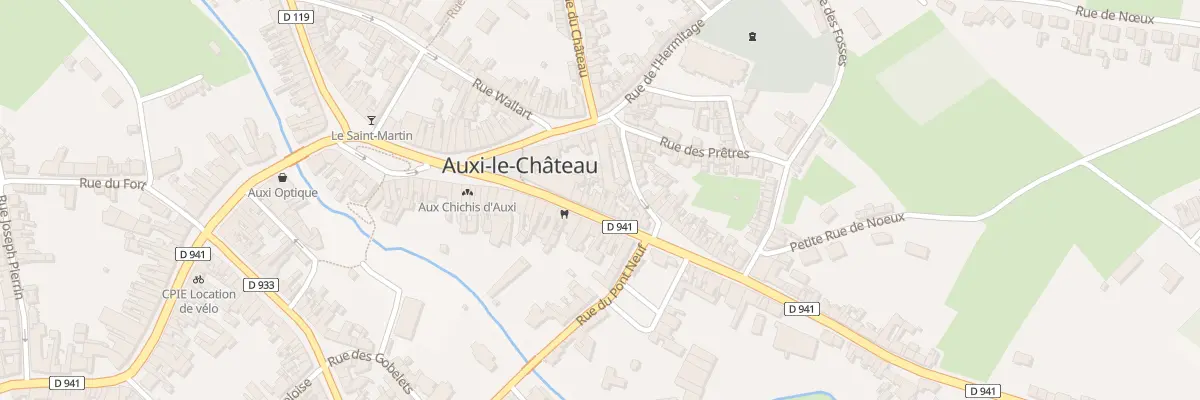 Plan du 9 Rue du Général de Gaulle à Auxi-le-Château