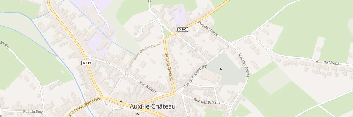Plan du 24 Rue du Château à Auxi-le-Château