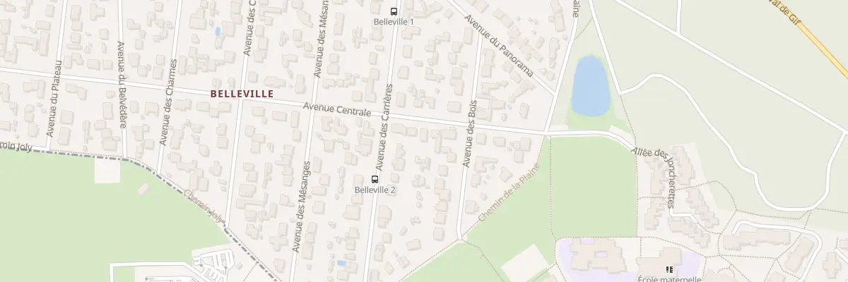 Plan du 11 Av Centrale à Gif-sur-Yvette