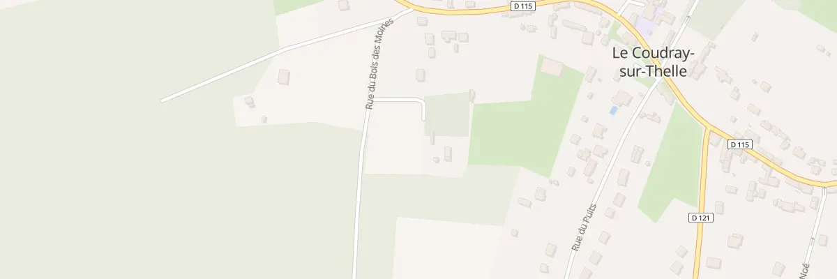 Plan du 129 Rue du Bois des Moines au Coudray-sur-Thelle