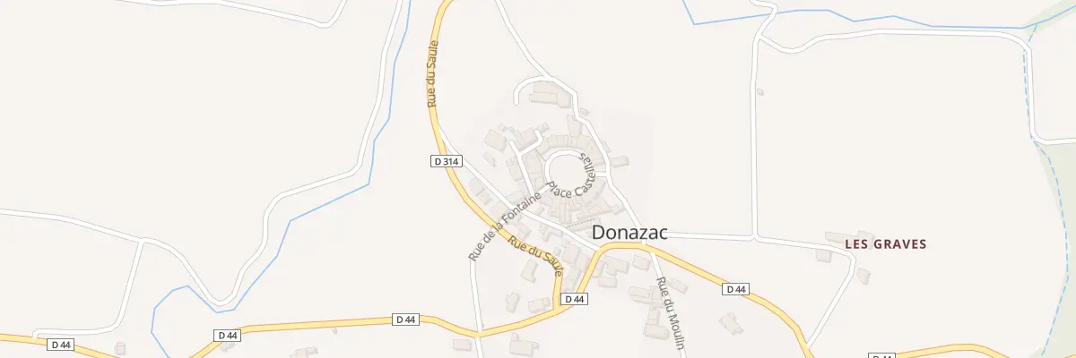 Plan du 10 Pl de Casteillas à Donazac