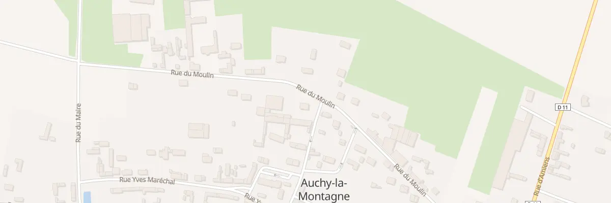 Plan du 11 Rue Boutillier à Auchy-la-Montagne