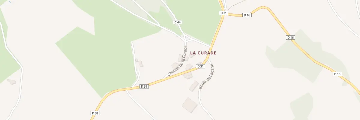 Plan du 59 Che de la Curade à Linac
