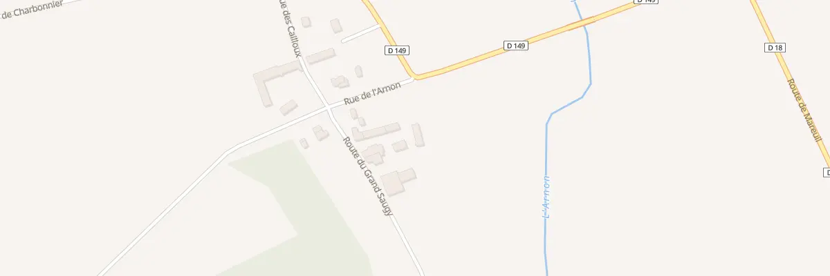 Plan du 1 Rue de l’Arnon à Saugy