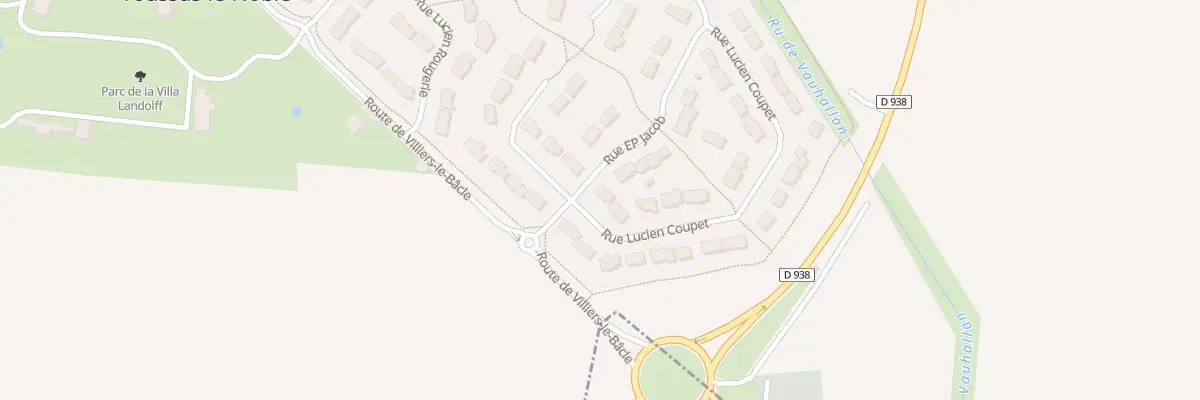 Plan du 42 Rue Lucien Coupet à Toussus-le-Noble