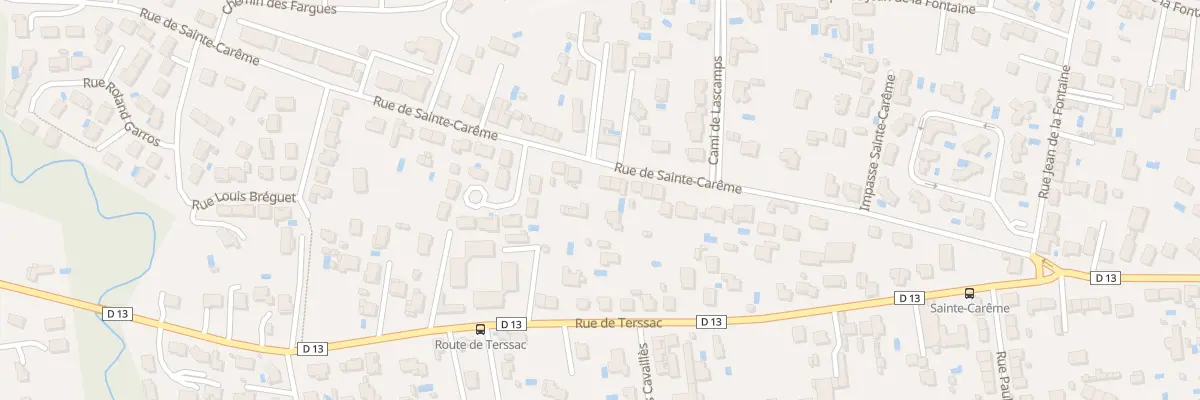 Plan du 48 Rue Sainte-Carême à Albi