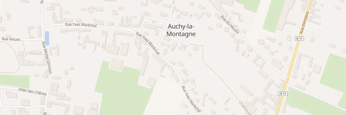 Plan du 34 Rue Yves Maréchal à Auchy-la-Montagne