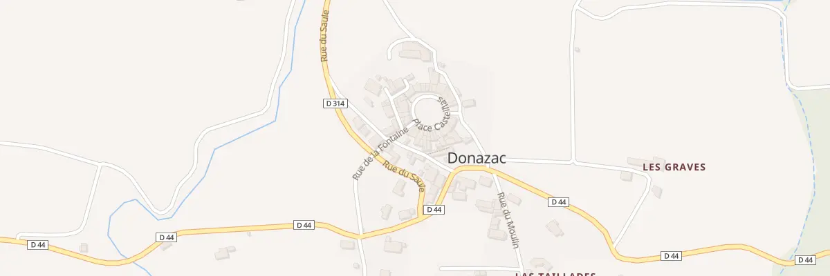 Plan du 19 Le Village à Donazac