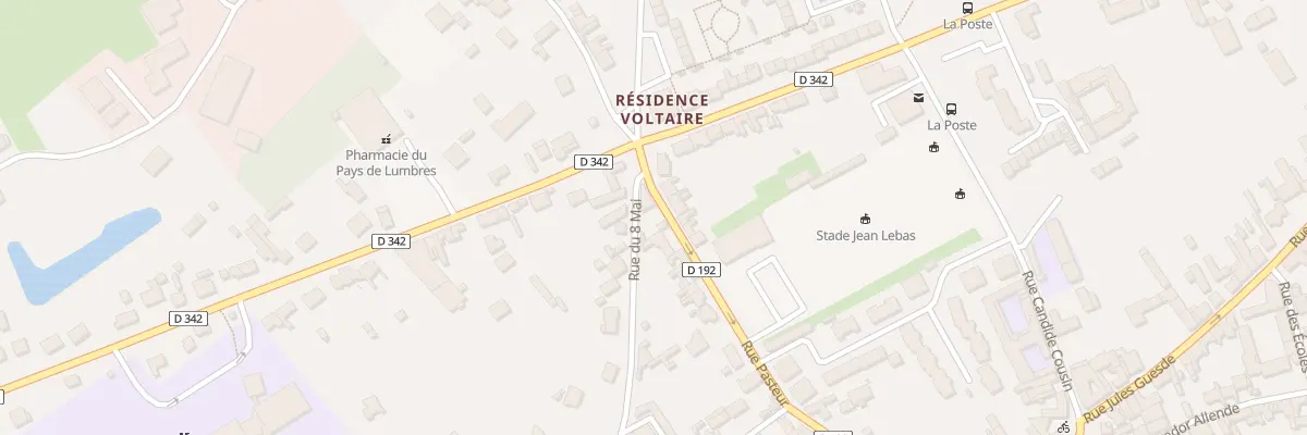 Plan du 47 Rue Pasteur à Lumbres