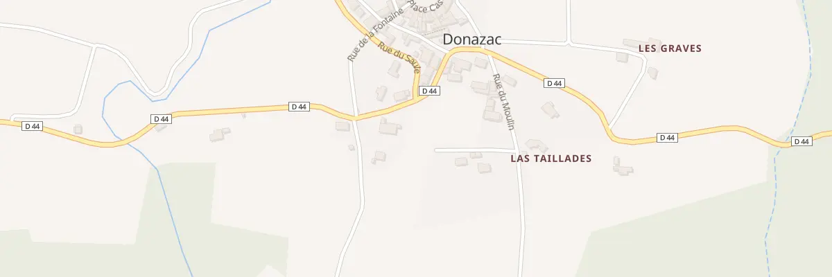 Plan du 11 Les Saladous à Donazac
