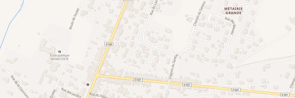 Plan du 5 Rue du Lauragais à Soual