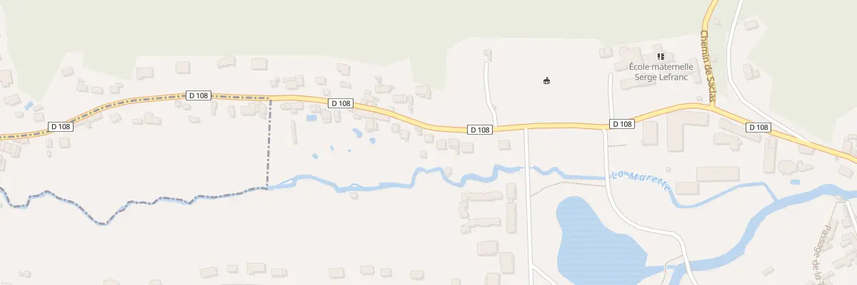 Plan du 7 Rue de la Libération à Saclas