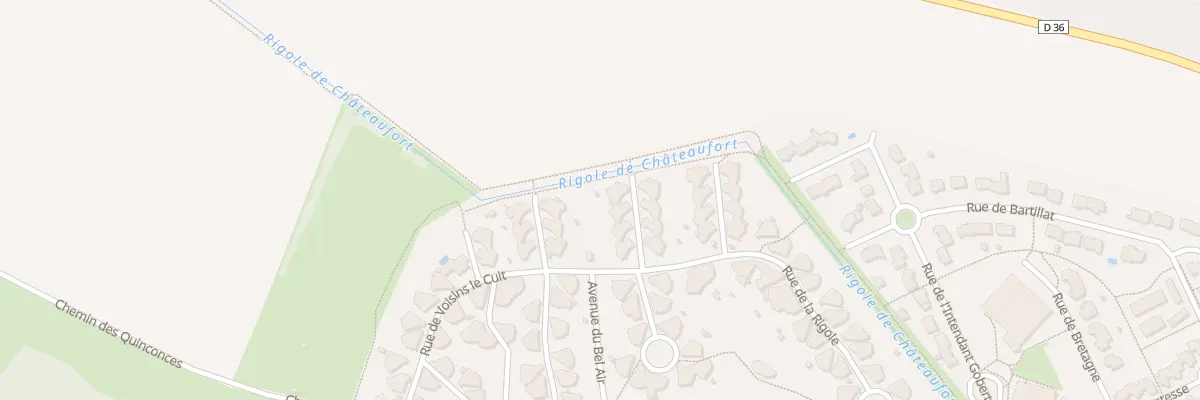 Plan du 13 Imp des Quatre Noyers à Villiers-le-Bâcle