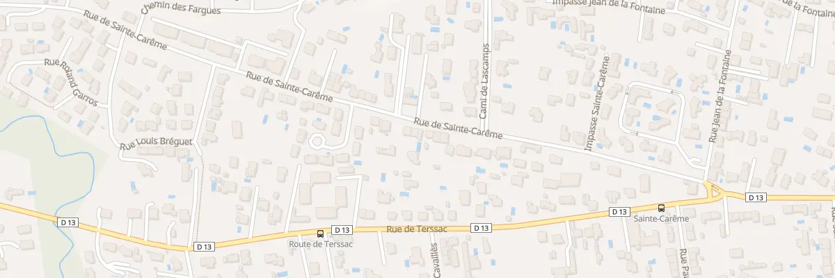Plan du 46 Rue Sainte-Carême à Albi