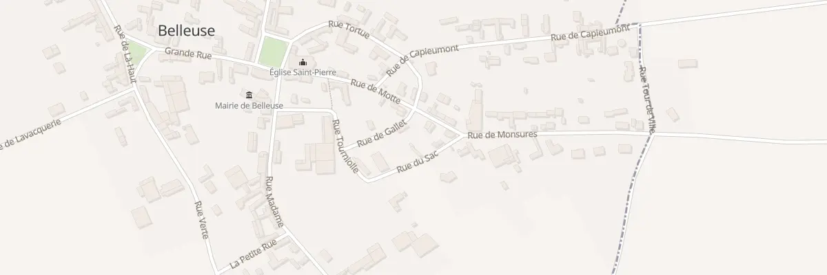 Plan du 12 Rue de la Motte à Belleuse