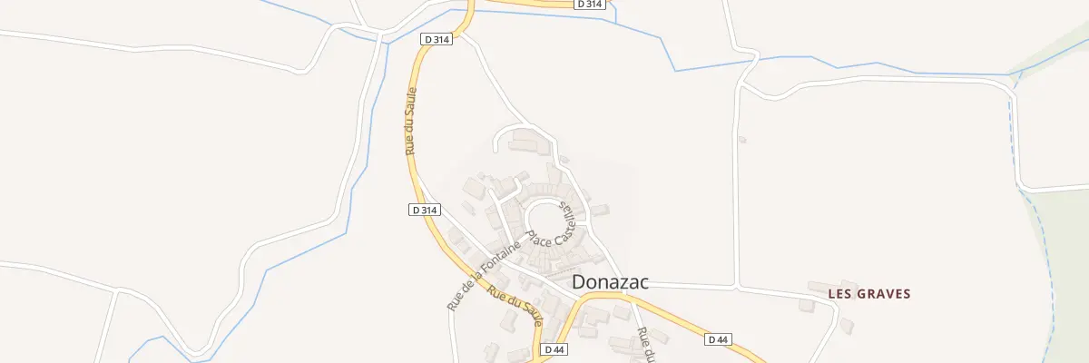 Plan du 7 Pl de Casteillas à Donazac