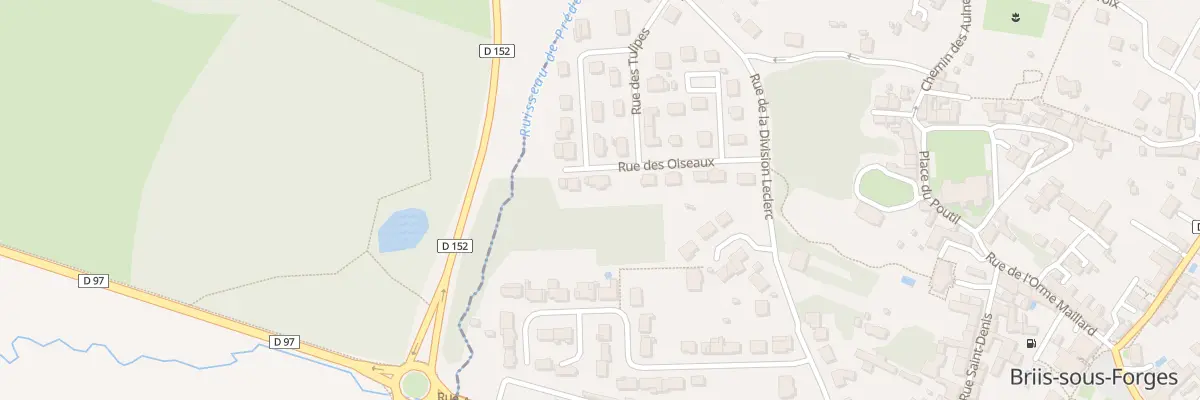 Plan du 14 Rue des Oiseaux à Briis-sous-Forges