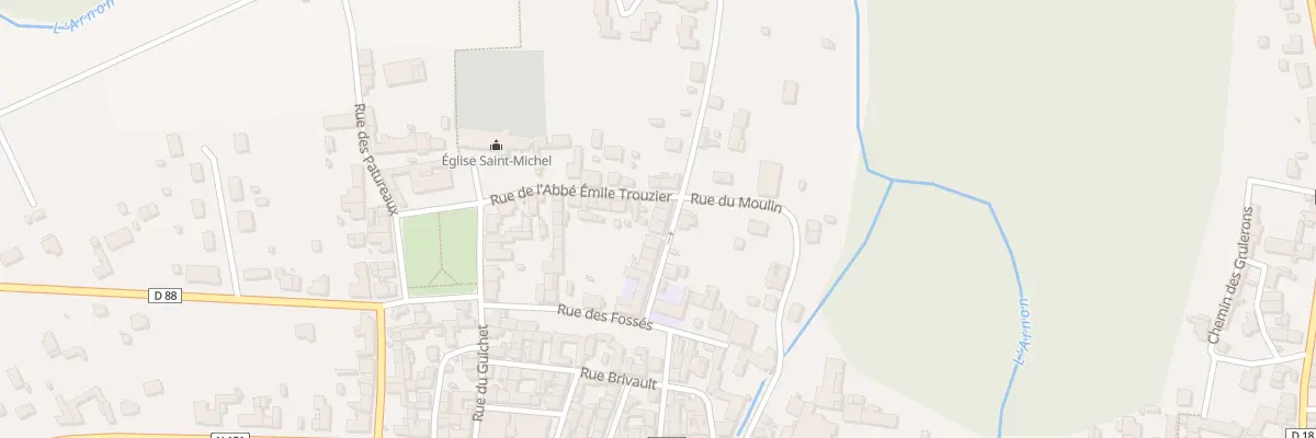 Plan du 9 Rue des Ecoles à Chârost