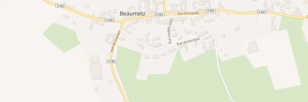 Plan du 2T Rue de Derrière à Beaumetz