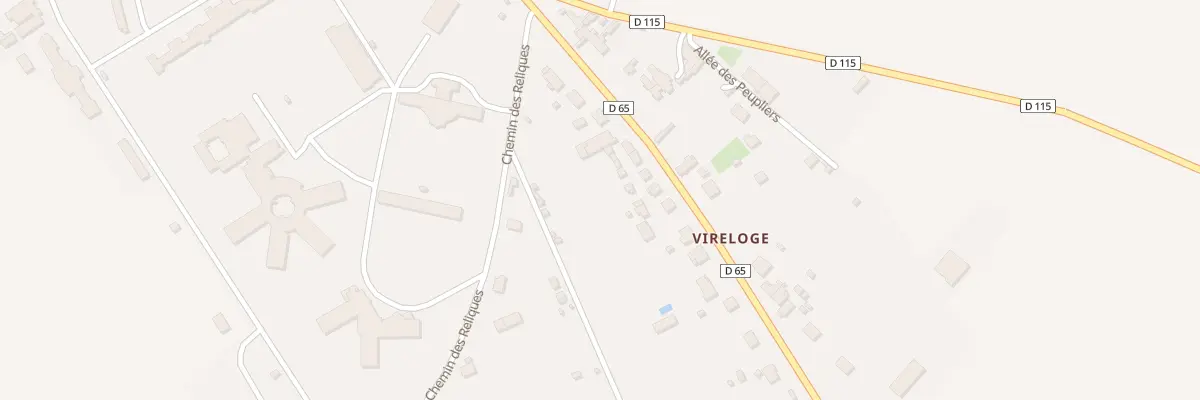 Plan du 12 Rue de Vireloge à Chezal-Benoît
