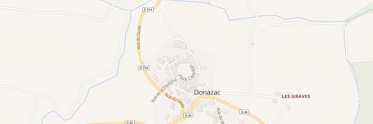 Plan du 6 Pl de Casteillas à Donazac