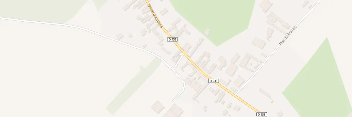 Plan du 61 Rte d’Amiens à Maizicourt