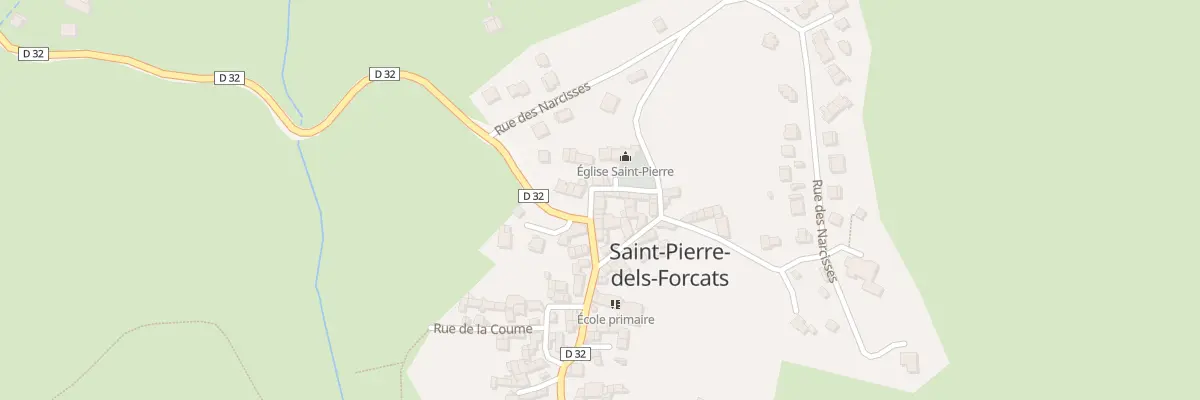 Plan du 98 Village à Saint-Pierre-dels-Forcats