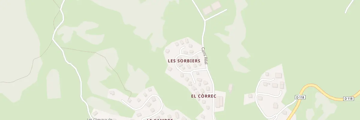 Plan du 1 Lot les Sorbiers à La Llagonne