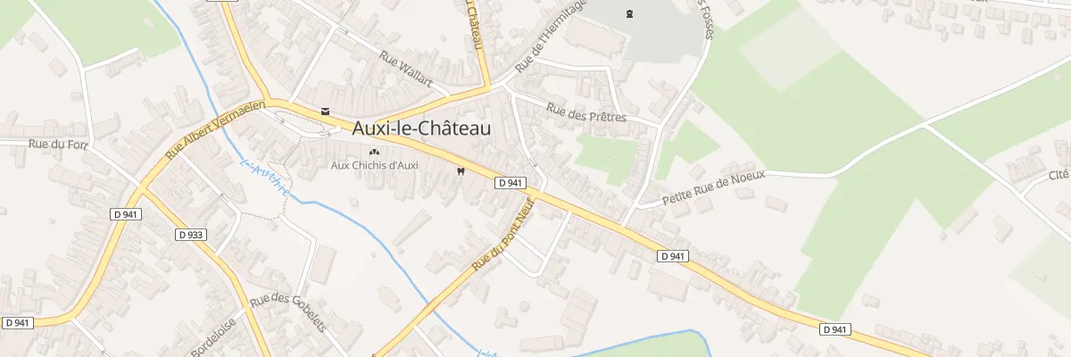 Plan du 25 Rue du Général de Gaulle à Auxi-le-Château
