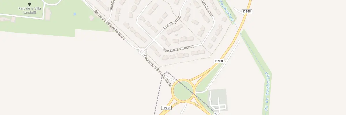 Plan du 43 Rue Lucien Coupet à Toussus-le-Noble
