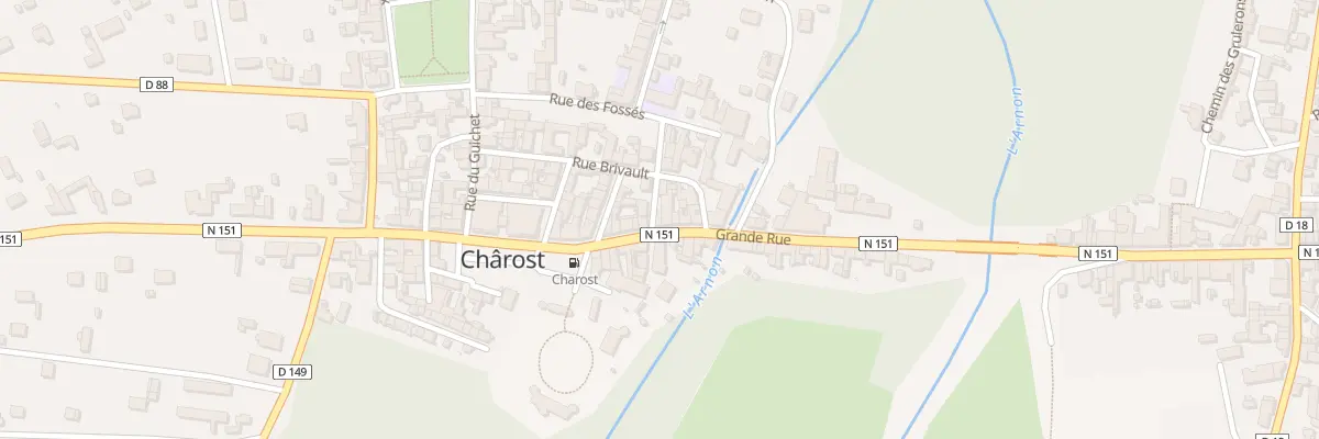 Plan du 22 Gr Grande Rue à Chârost