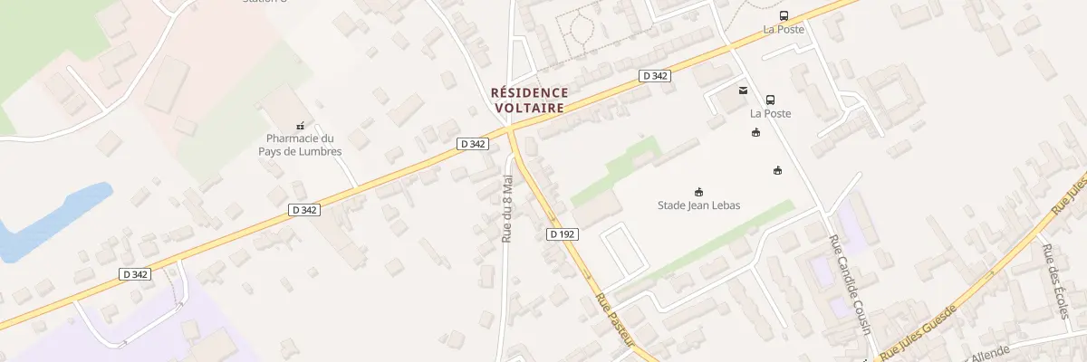 Plan du 30 Rue Pasteur à Lumbres