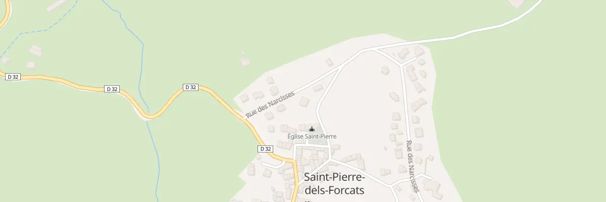 Plan du 6 Rte des Narcisses à Saint-Pierre-dels-Forcats