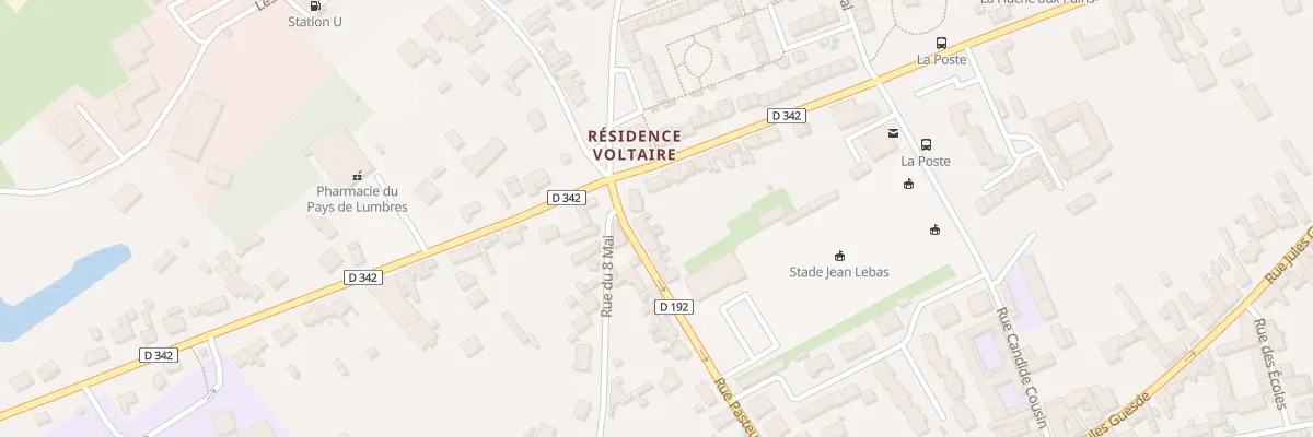 Plan du 32 Rue Pasteur à Lumbres