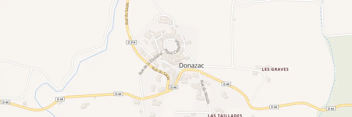 Plan du 17 Le Village à Donazac