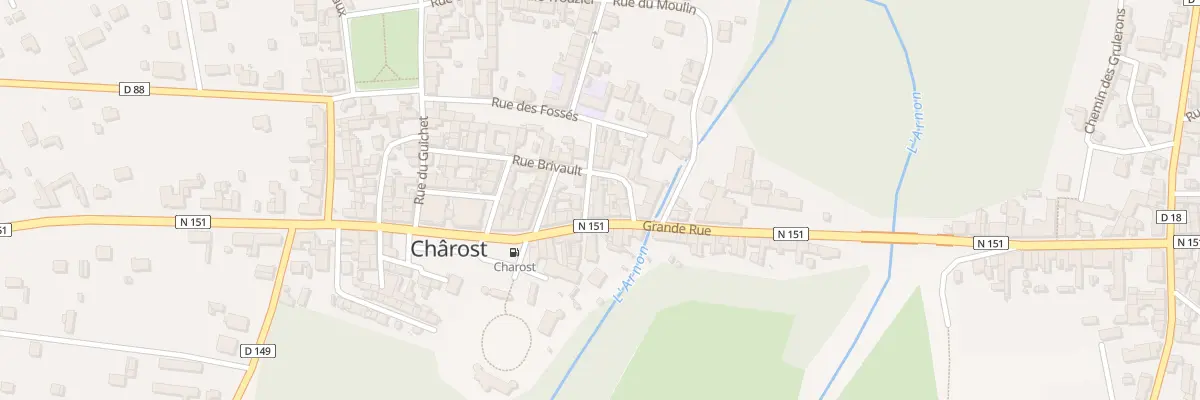 Plan du 1B Rue Surrerie à Chârost