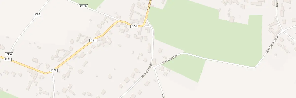 Plan du 5147 Rue du Bellet à Revelles