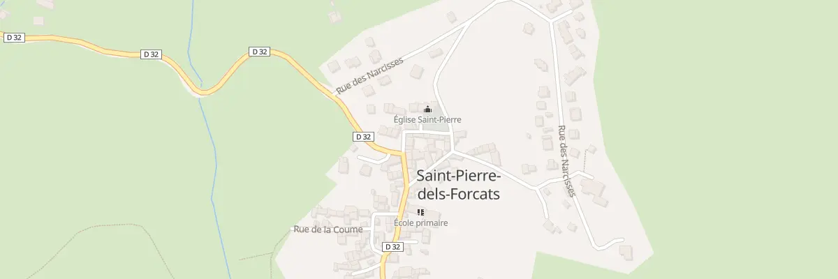 Plan du 2 Rue de l’’Eglise à Saint-Pierre-dels-Forcats