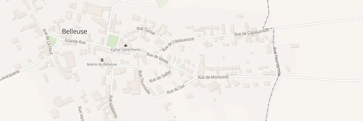 Plan du 9 Rue de la Motte à Belleuse