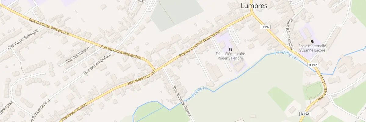 Plan du 31 Rue du Docteur Broncquart à Lumbres