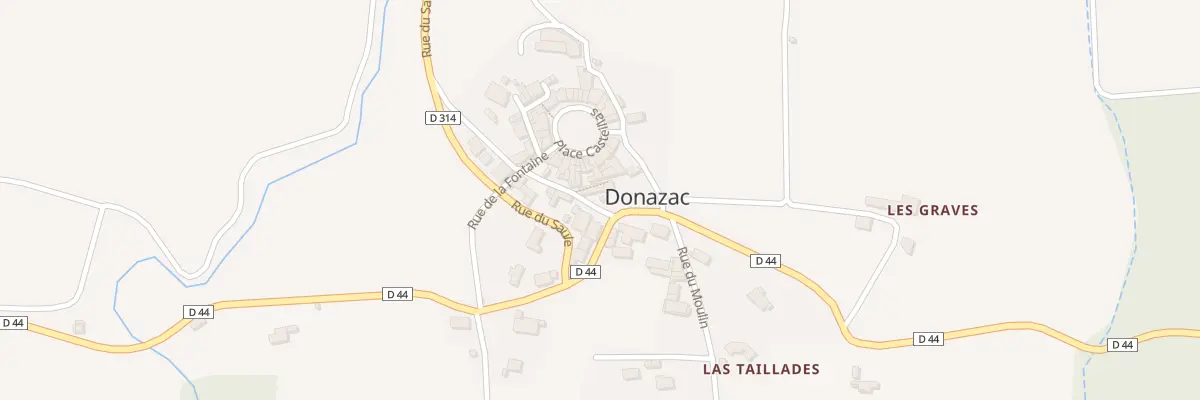 Plan du 4 Rte des Sources à Donazac