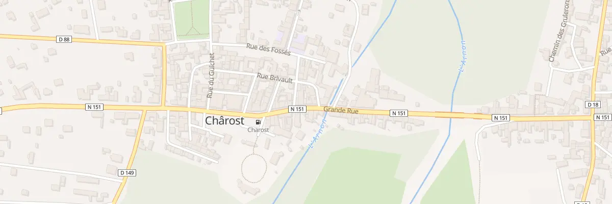 Plan du 18 Gr Grande Rue à Chârost