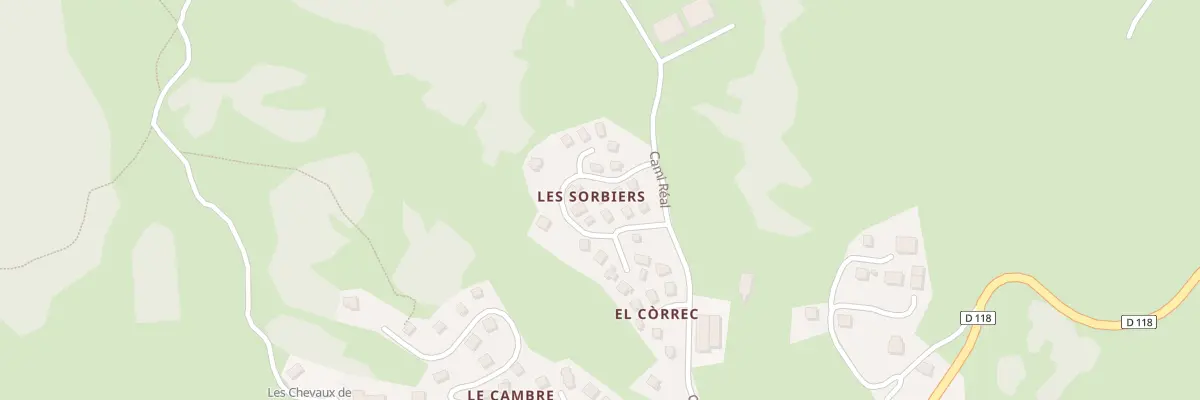 Plan du 14A Lot les Sorbiers à La Llagonne