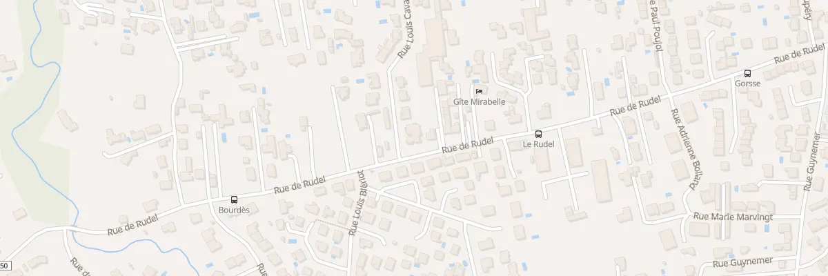 Plan du 110 Rue de Rudel à Albi