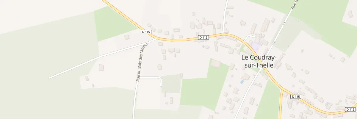 Plan du 7031 Rue Principale au Coudray-sur-Thelle