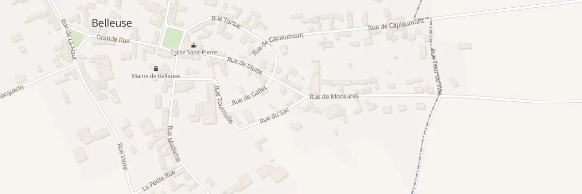 Plan du 7 Rue du Sac à Belleuse