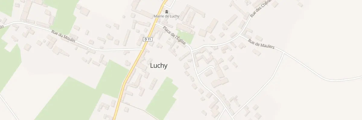 Plan du 14B Pl de l’Église à Luchy