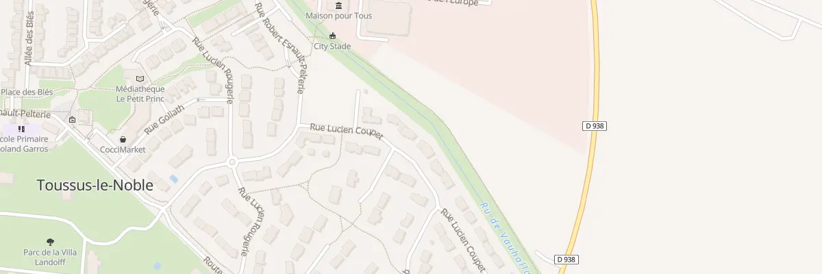 Plan du 7 Rue Lucien Coupet à Toussus-le-Noble
