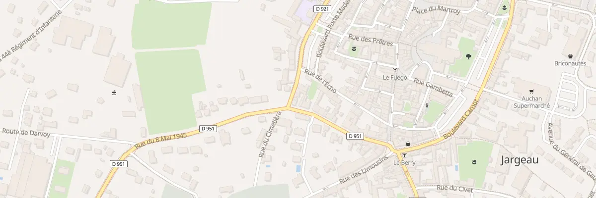 Plan du 3 Rue du 11 Novembre 1918 à Jargeau