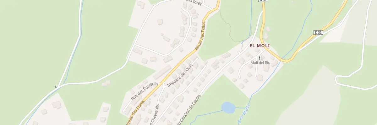 Plan du 5004 Rte des Pistes à Saint-Pierre-dels-Forcats
